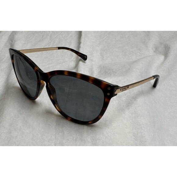 Coach Sunglasses HC 8084 (L072 Celia) 517013 Dark Tortoise/Gold, FRAMES ONLY‎ - Picture 1 of 8